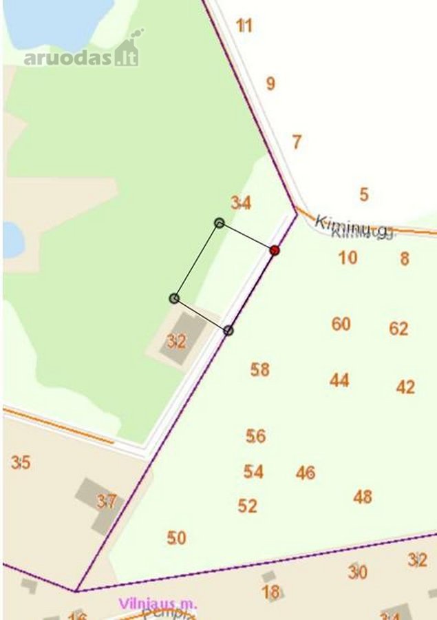 Parduodama  namų valdos sklypo dalis - 10,76