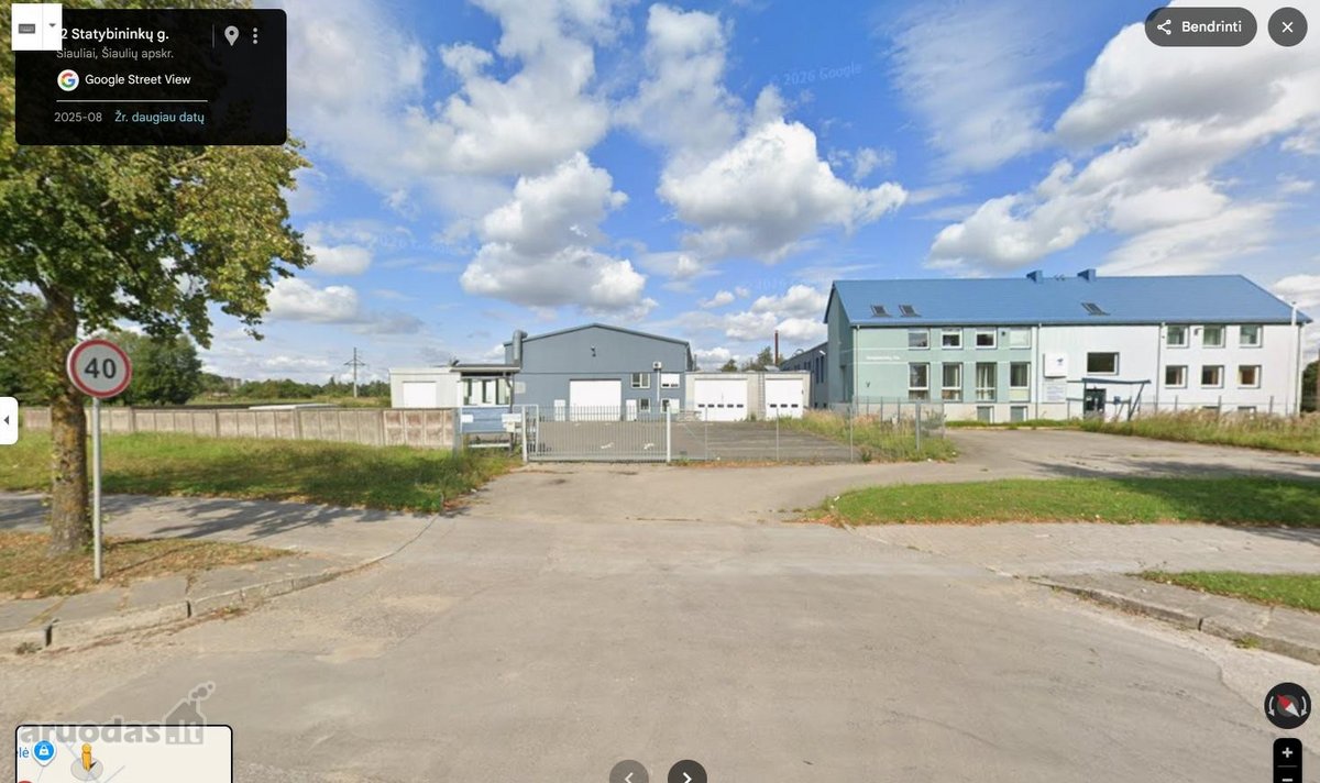  Sandėlio plotas – nuo 100 iki 7000 kv. m