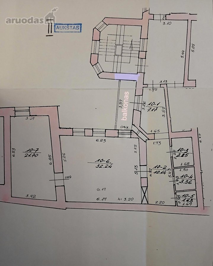 Erdvus Senovinis 2k. Butas Senamiestyje, Prie - nuotraukos Nr. 20