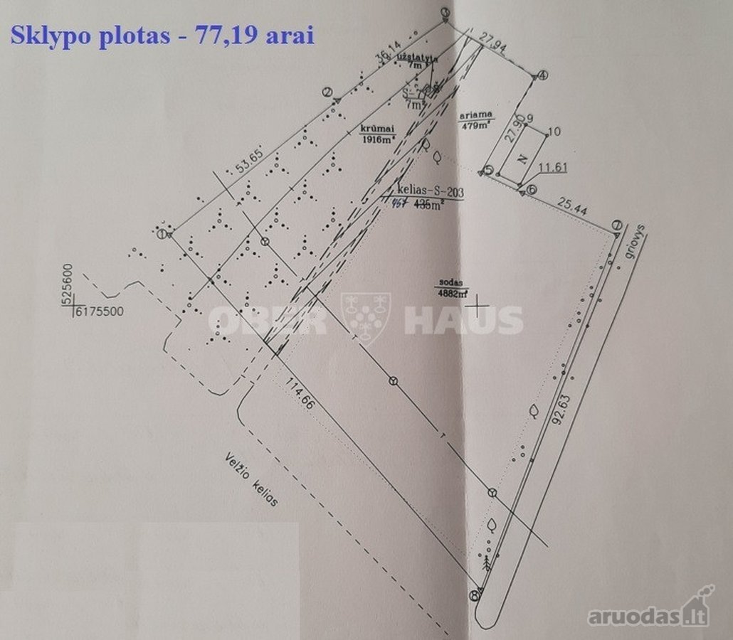 Parduodamas 77.19 arų sklypas Vyčiuose. - nuotraukos Nr. 10