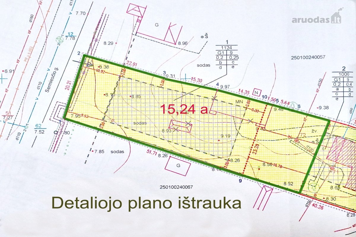 Parduodamas 11 Arų Sklypas Su Dovanojamu 4 - nuotraukos Nr. 22