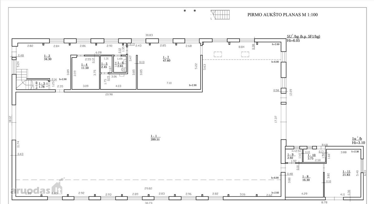 Išnuomojamas 627 m2 ploto pastatas - nuotraukos Nr. 40
