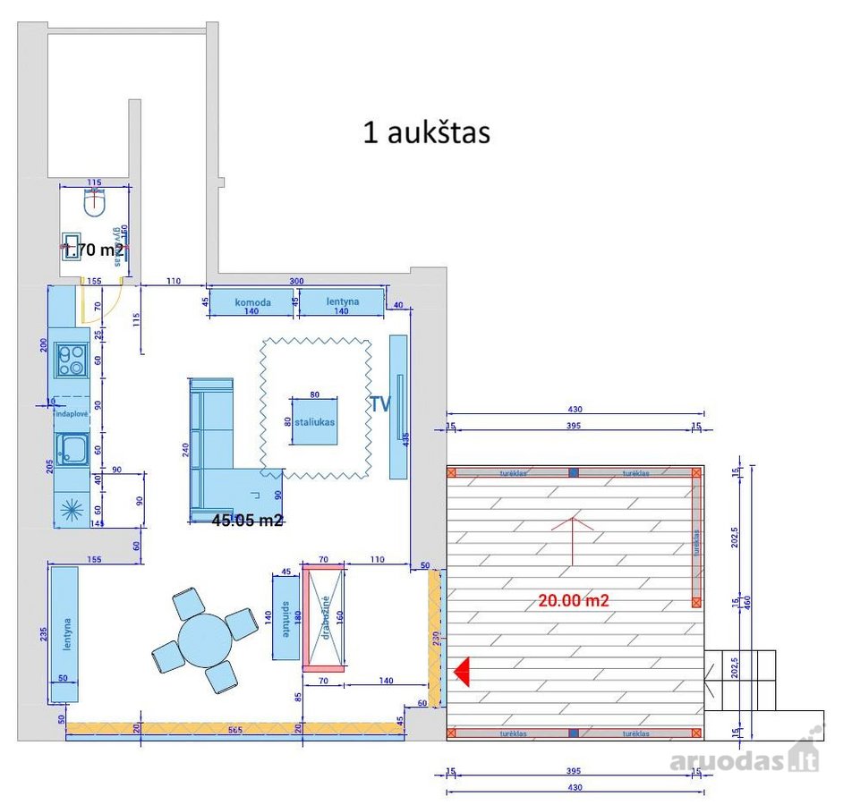 Parduodamas naujai, kruopščiai renovuotas - nuotraukos Nr. 23