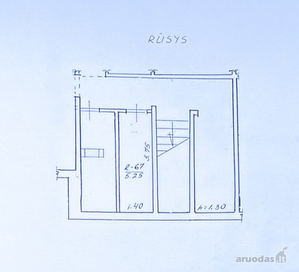 Arduodamas 2 kambarių butas pirmame aukšte, - nuotraukos Nr. 18