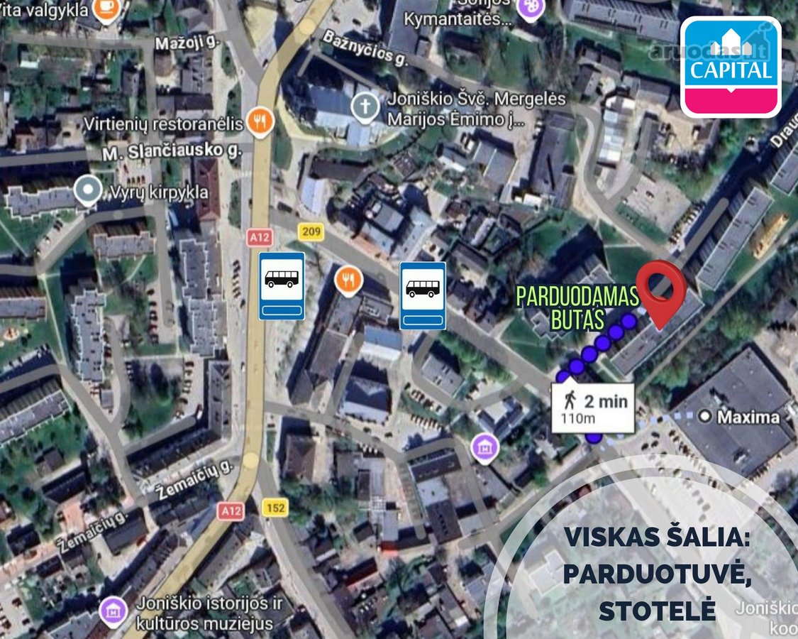 Parduodamas 3 K. Butas Joniškio Miesto Centre - nuotraukos Nr. 16
