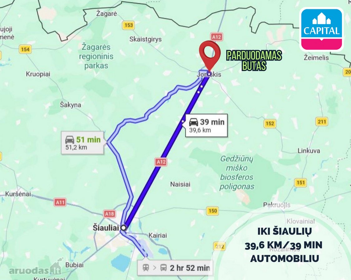 Parduodamas 3 K. Butas Joniškio Miesto Centre - nuotraukos Nr. 17