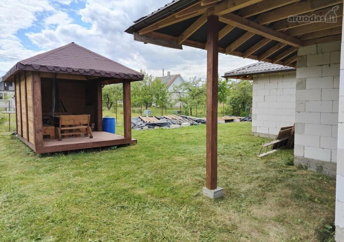 Parduodamas nebaigtas statyti A+ klasės namas - nuotraukos Nr. 6