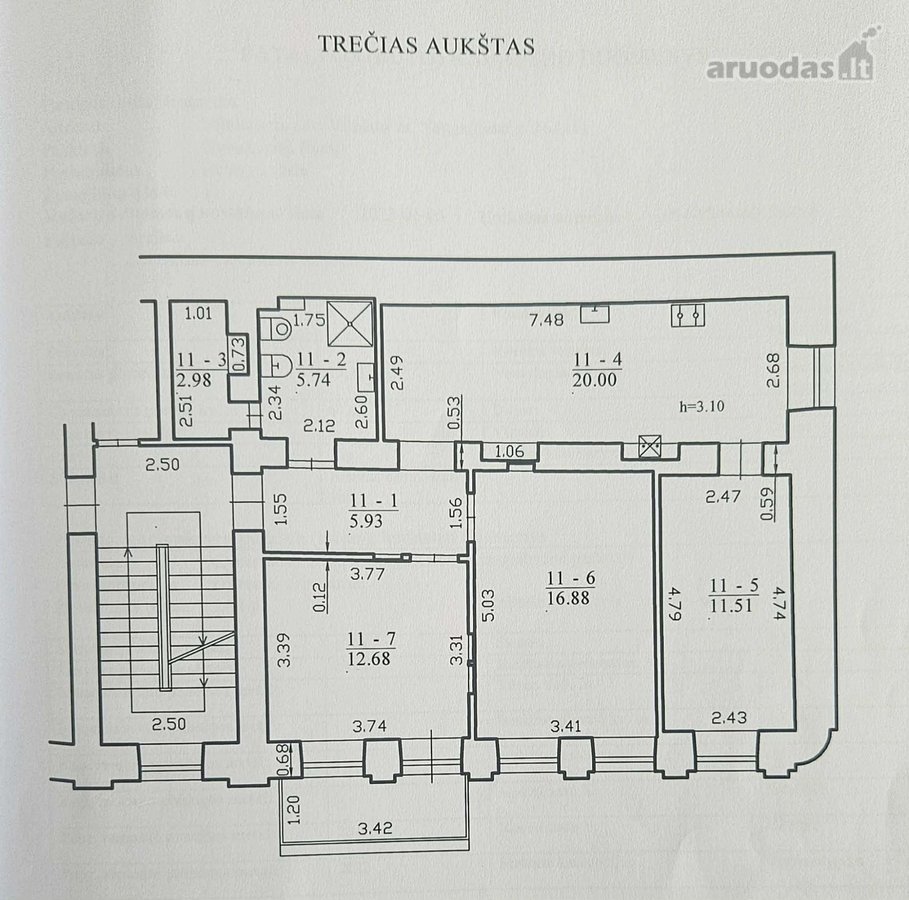 Be tarpininkų parduodamas jaukus 3 kambarių - nuotraukos Nr. 30