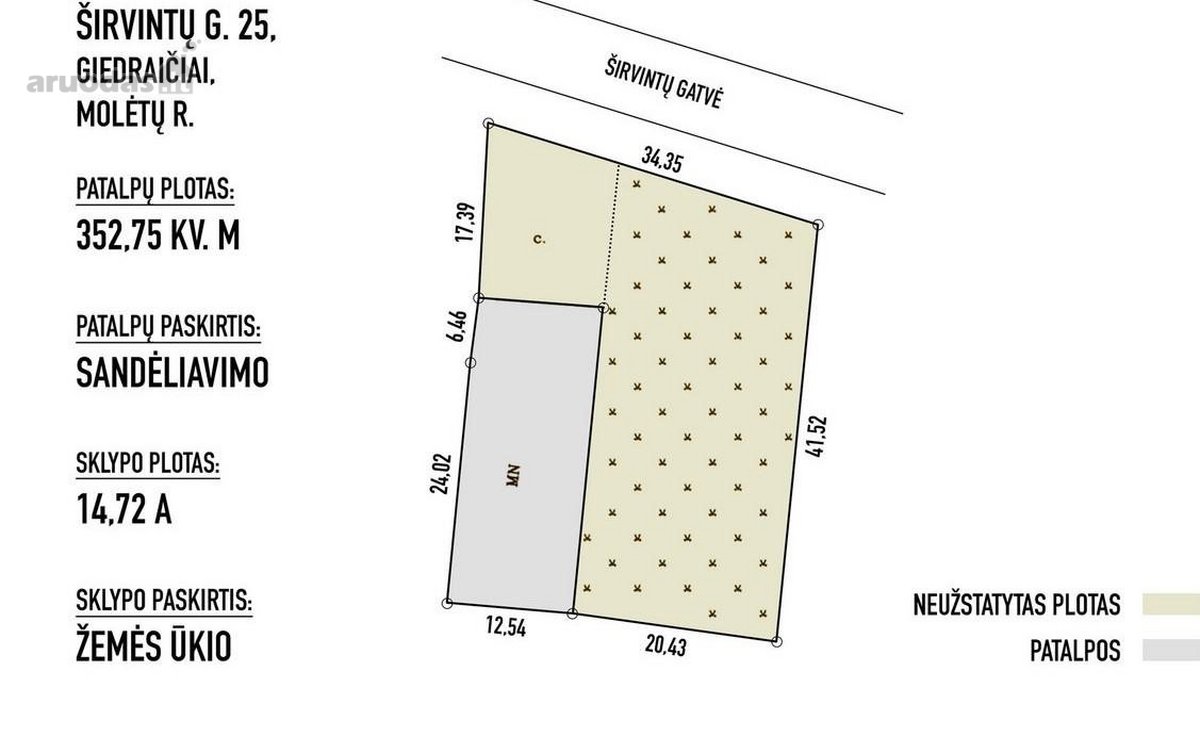 Sandėliavimo patalpos (352kv/m.) ir žemės - nuotraukos Nr. 8