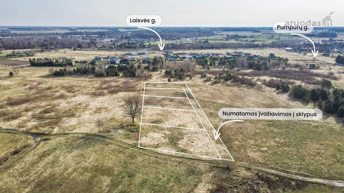 Parduodami namų valdos sklypai Pumpurų g. 17, - nuotraukos Nr. 3