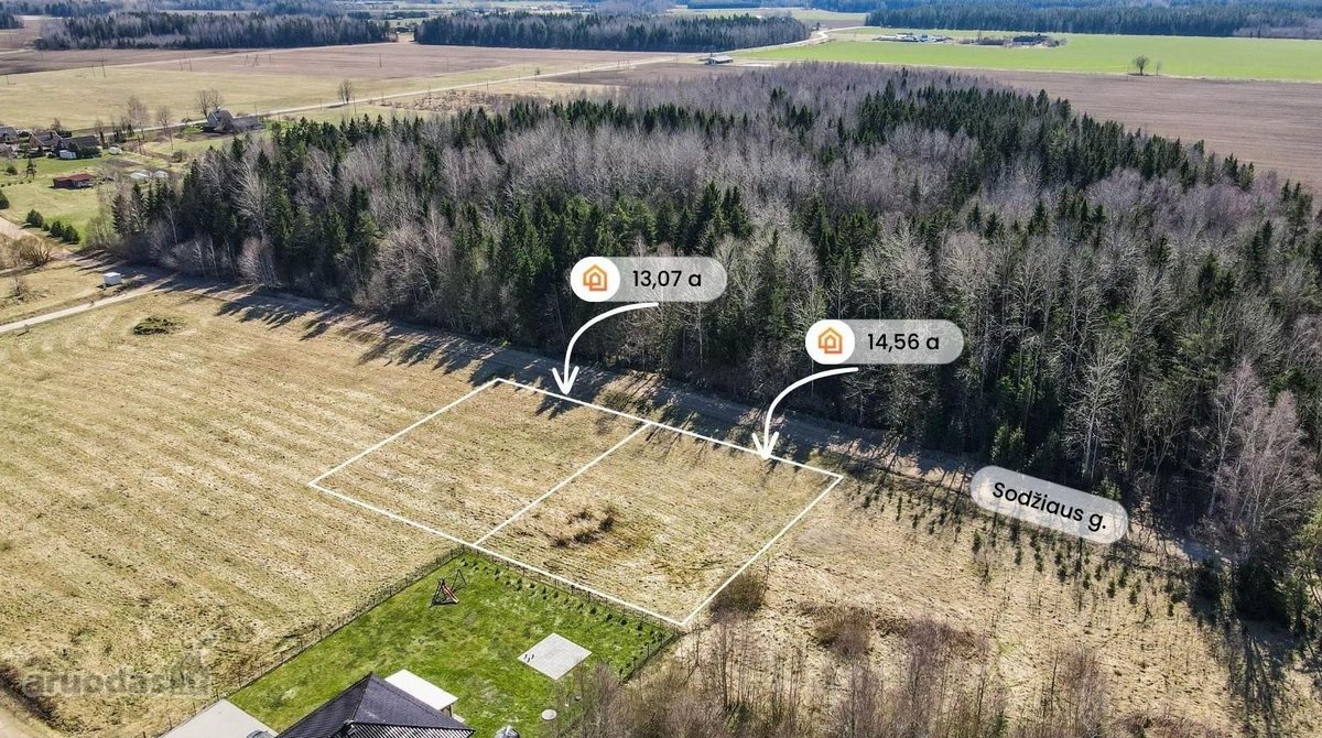Parduodami namų valdos sklypai Sodžiaus g. 60