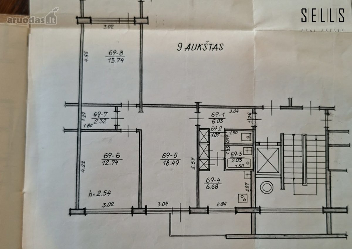 Parduodamas 3 kambarių butas Alytuje, Šaltinių g. - nuotraukos Nr. 19
