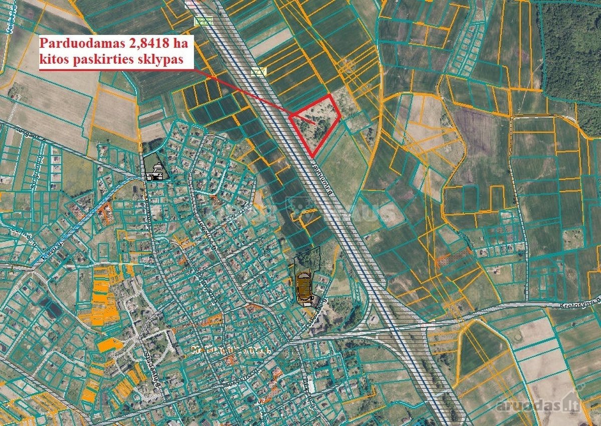 Parduodamas 2,8418 ha kitos paskirties žemės - nuotraukos Nr. 2