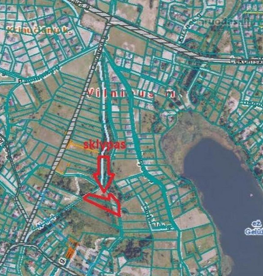 Parduodamas 50.74 arų žemės sklypas, - nuotraukos Nr. 2
