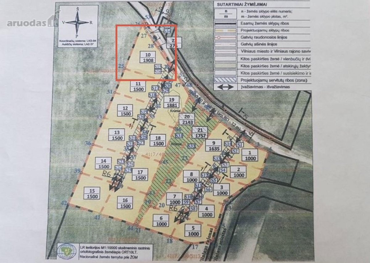 Parduodamas 19,08 aro namų valdos sklypas - nuotraukos Nr. 2
