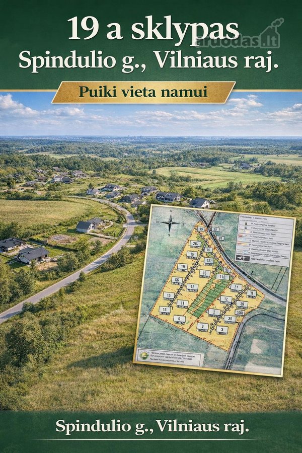 Parduodamas 19,08 aro namų valdos sklypas