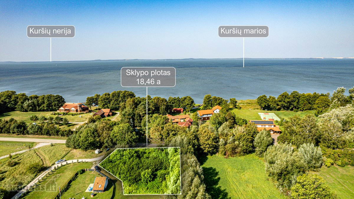 Investicinis sklypas Ventėje – vienoje