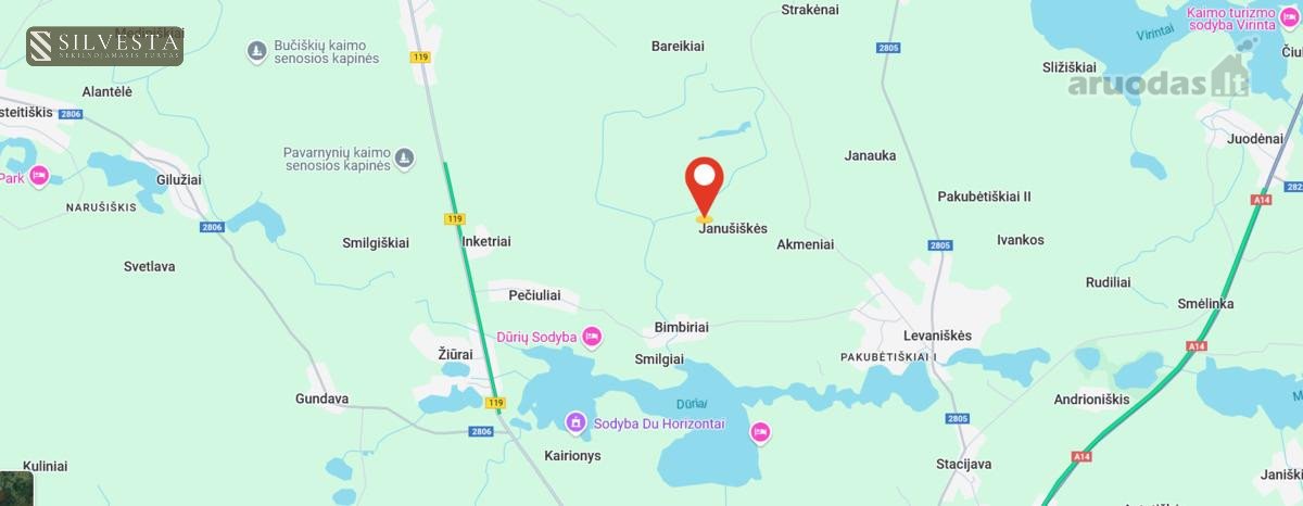 Parduodamas Sklypas 58 Ha Žemės Ir Tvenkiniu, - nuotraukos Nr. 11