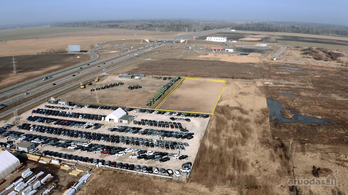 Išnuomojama 0,45 Ha (45 Arų) Komercinė