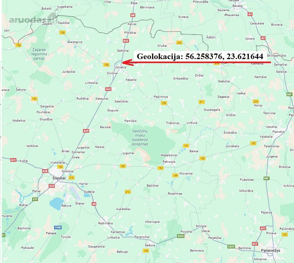 Joniškyje, Satkūnų g. 2a, parduodamas 52 arų - nuotraukos Nr. 5