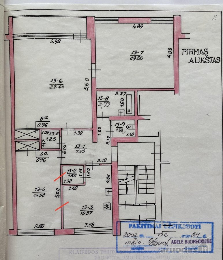Parduodamas erdvus 88,68 kv.m., 3 kamb. butas - nuotraukos Nr. 6