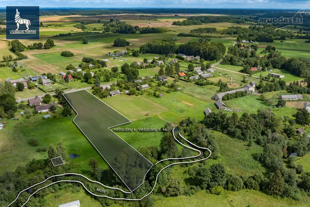 Prie upės Musė parduodamas besiribojantis