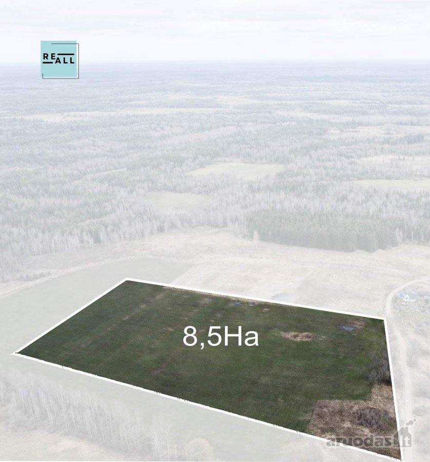 Parduodamas 8,5 Ha Žemės Ūkio Paskirties