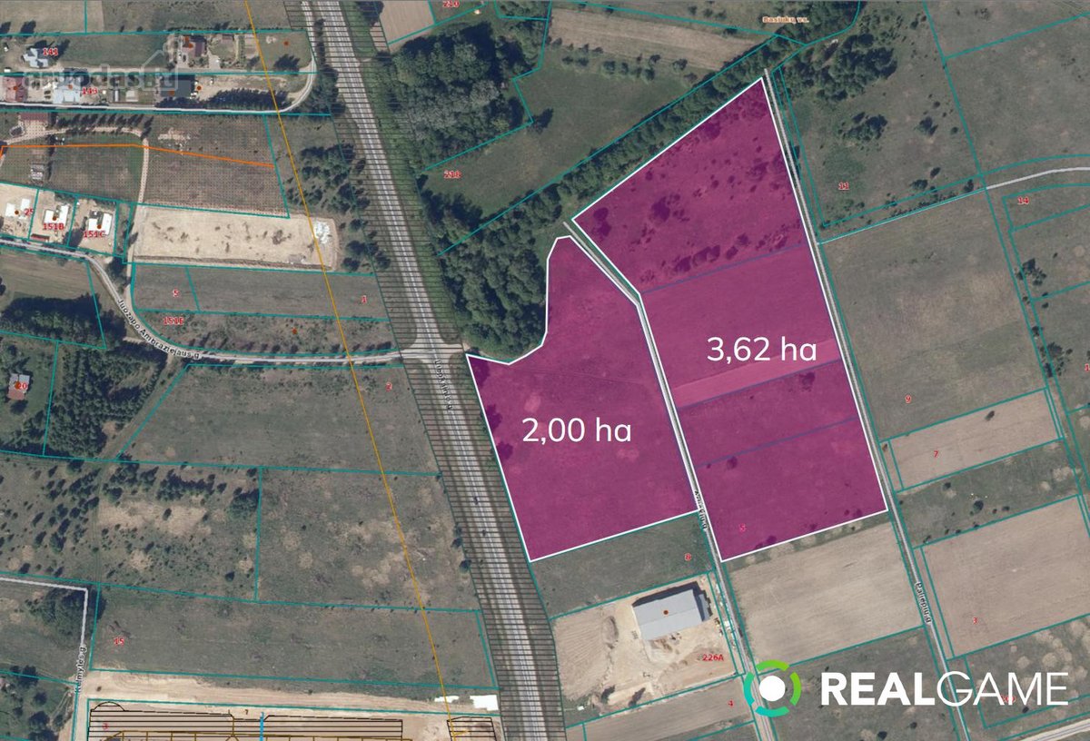 Parduodamas 3,62 ha dydžio žemės sklypas, - nuotraukos Nr. 3