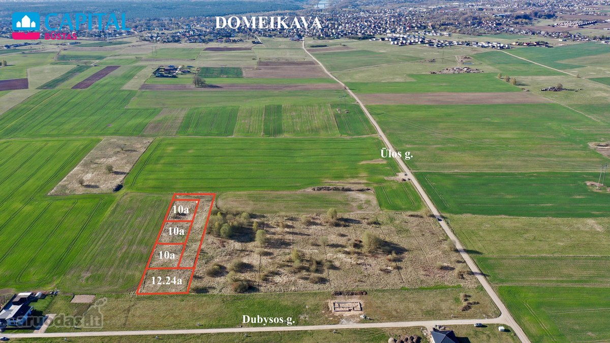 Parduodamas Žemės Sklypų Kompleksas Namų