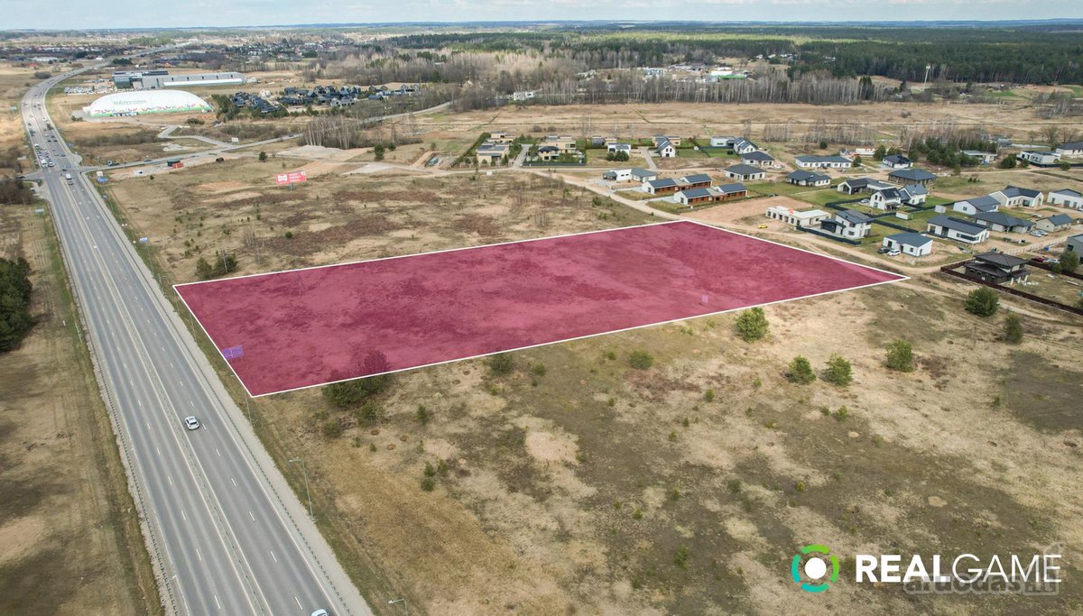Parduodamas 2,06 ha dydžio žemės sklypas,