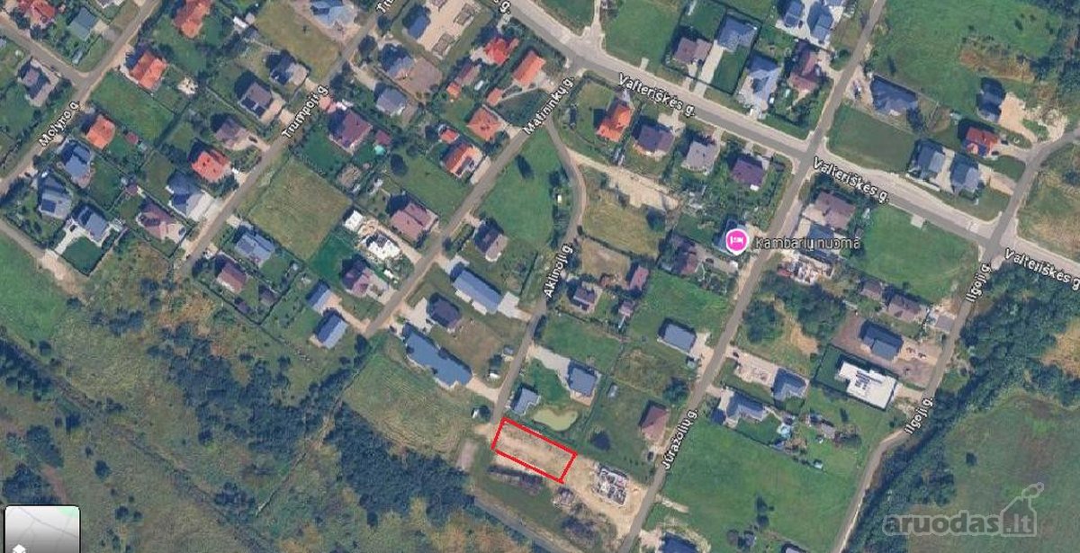 Parduodamas 10 a. sklypas Aklinojoje gatvėje, - nuotraukos Nr. 2