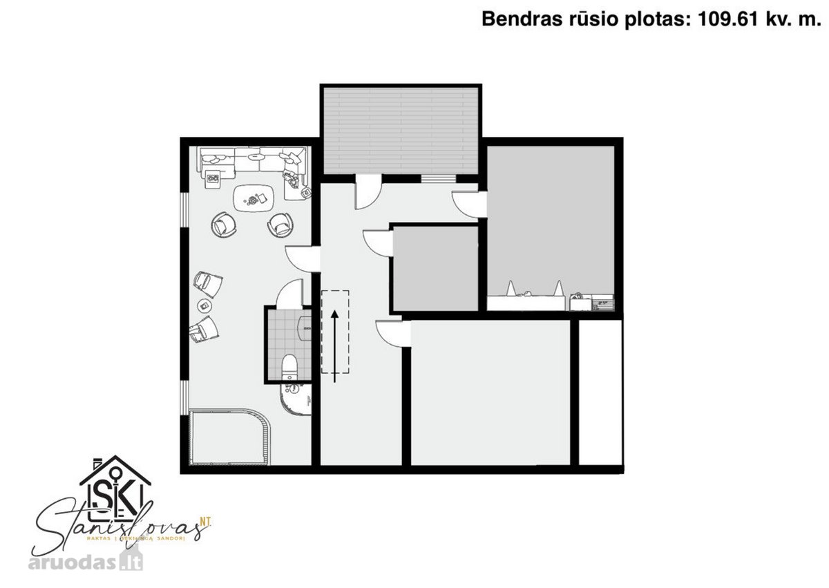 Parduodamas Namas Su 17.23 A Žemės Sklypu - nuotraukos Nr. 33