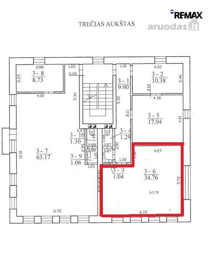 Nuomojamas kabinetas miesto centre, Savanorių - nuotraukos Nr. 11
