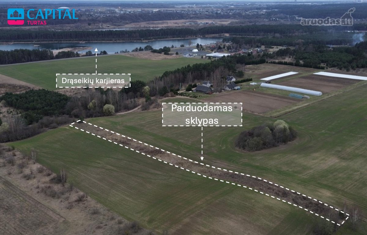 Parduodamas žemės ūkio paskirties sklypas