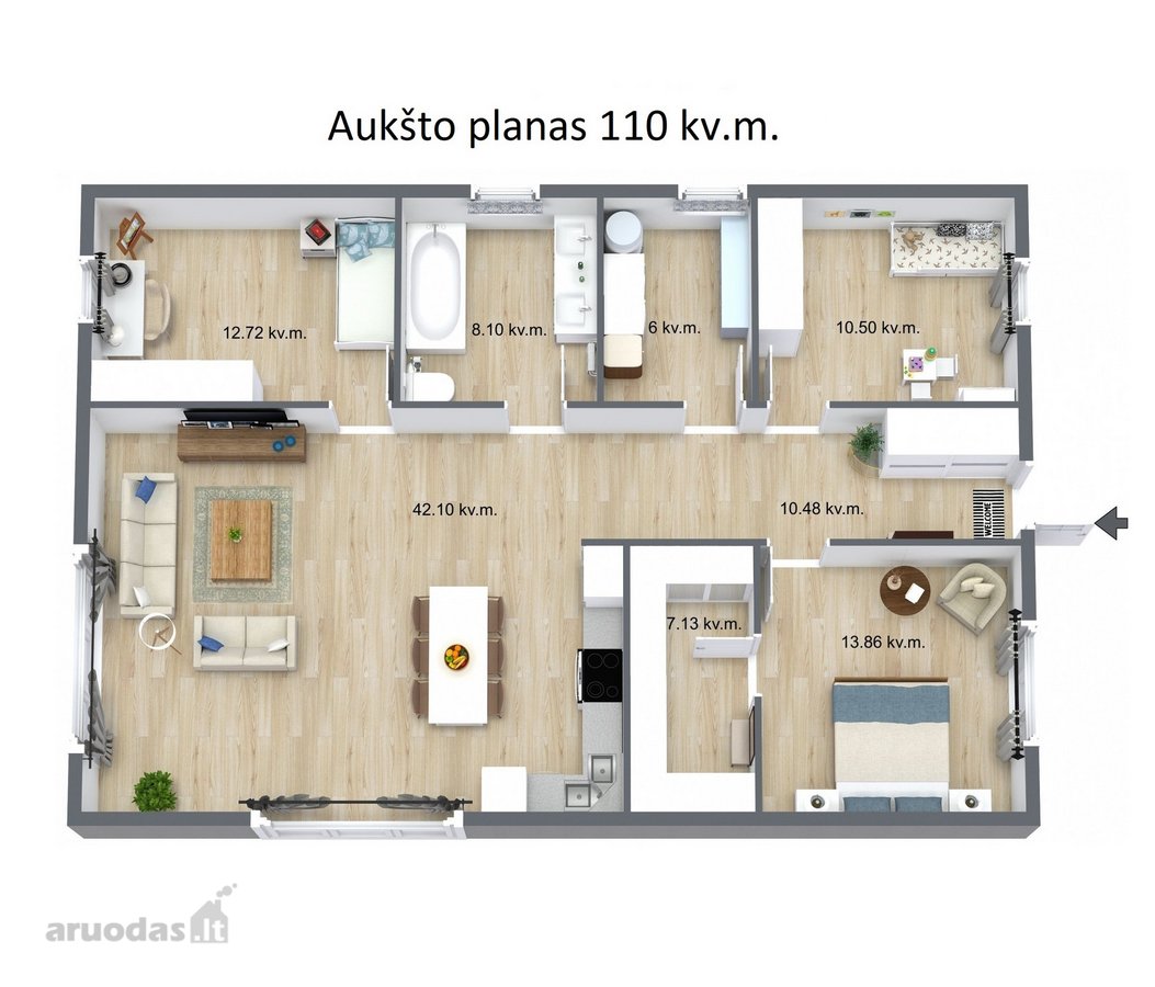 Išskirtinis Projektas - Namai Nuostabiame - nuotraukos Nr. 4