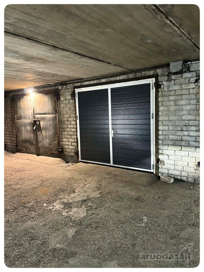 Garažas, mūrinis su rūsiu, 39 m2, Chemijos g.