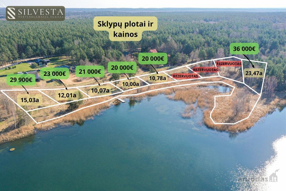 Vilniaus r. Kalvelių k. parduodami 6 sklypai - nuotraukos Nr. 4