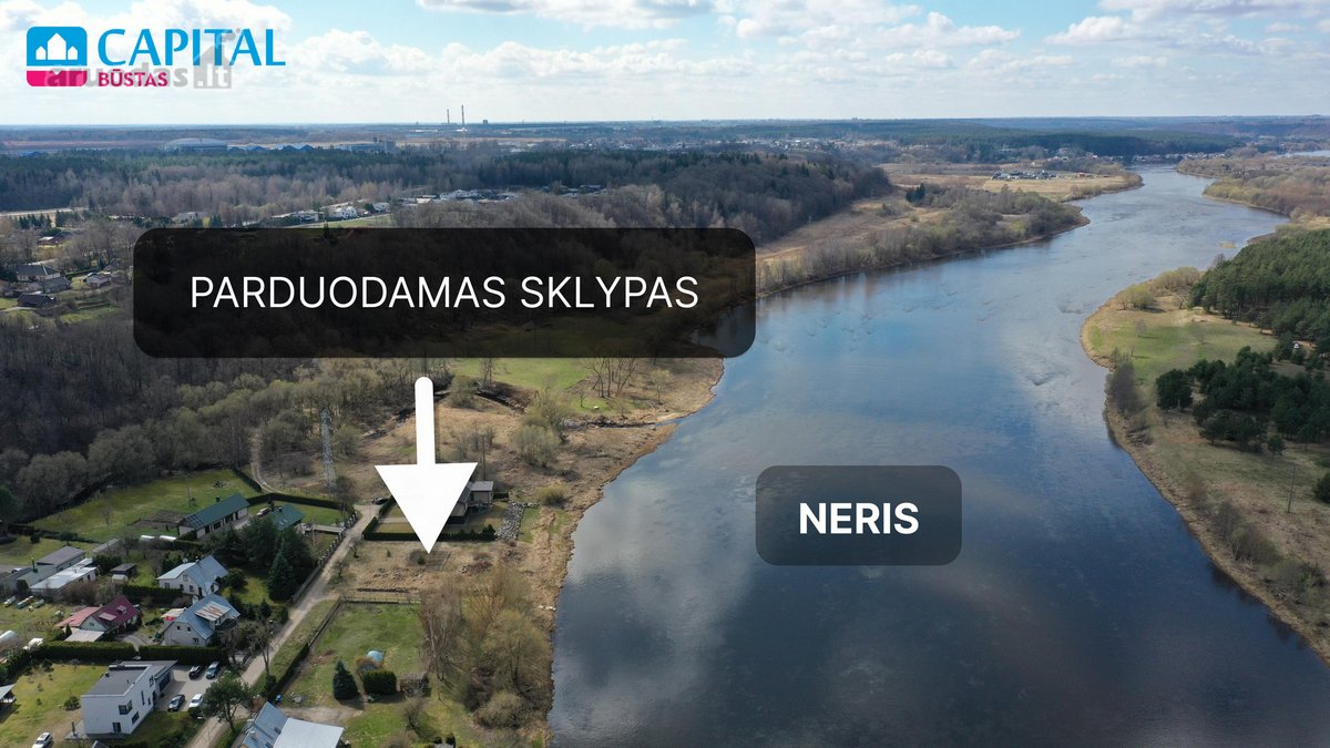 Parduodamas Išskirtinis Sklypas Prie Neries