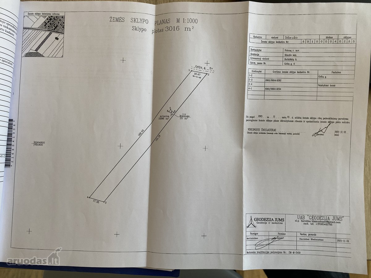 Parduodamas taisyklingos formos 30,16 arų - nuotraukos Nr. 12