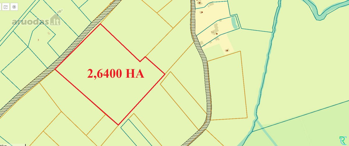 Parduodamas 2,6400 ha žemės ūkio paskirties - nuotraukos Nr. 2