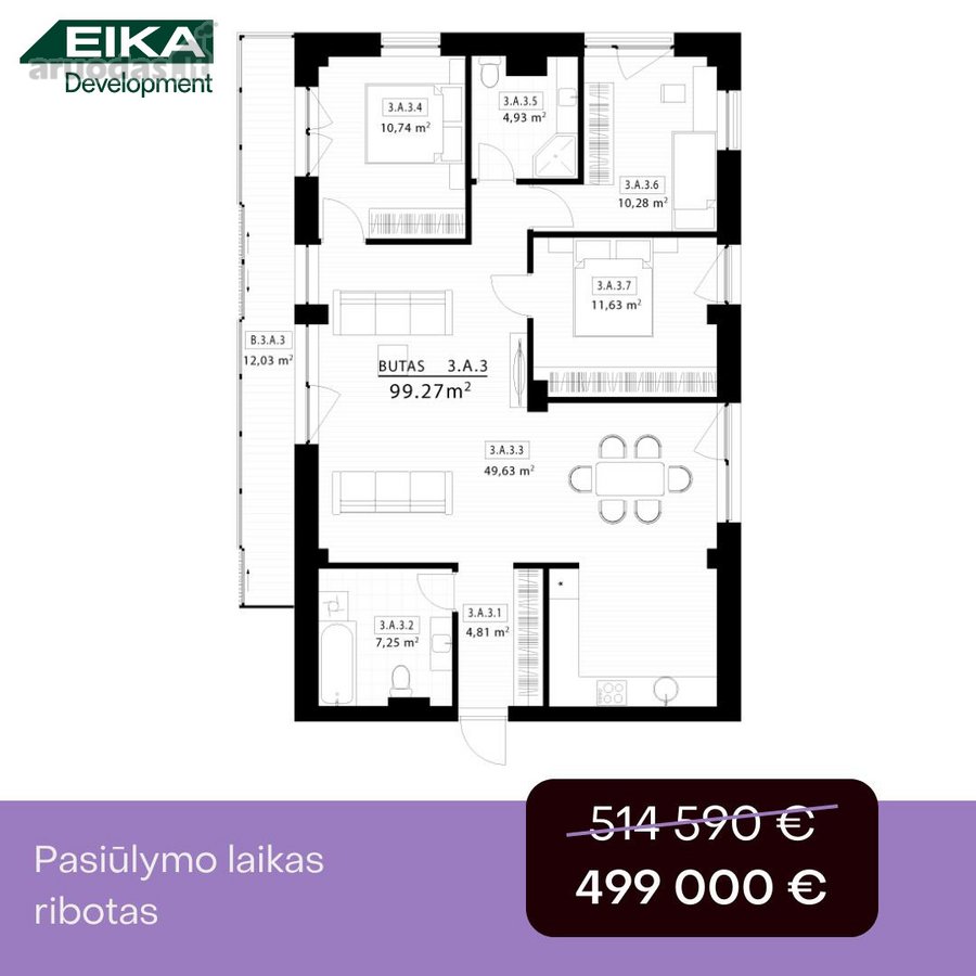 Kaina be nuolaidos: 514 590 Eur - nuotraukos Nr. 2