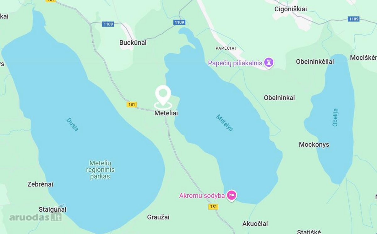 Parduodamas Sklypas Tarp Dviejų Ežerų Metelių - nuotraukos Nr. 9