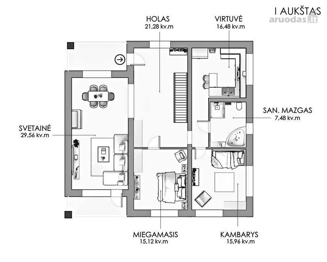 Parduodam savo namus, nuostabioje vietoje, - nuotraukos Nr. 28