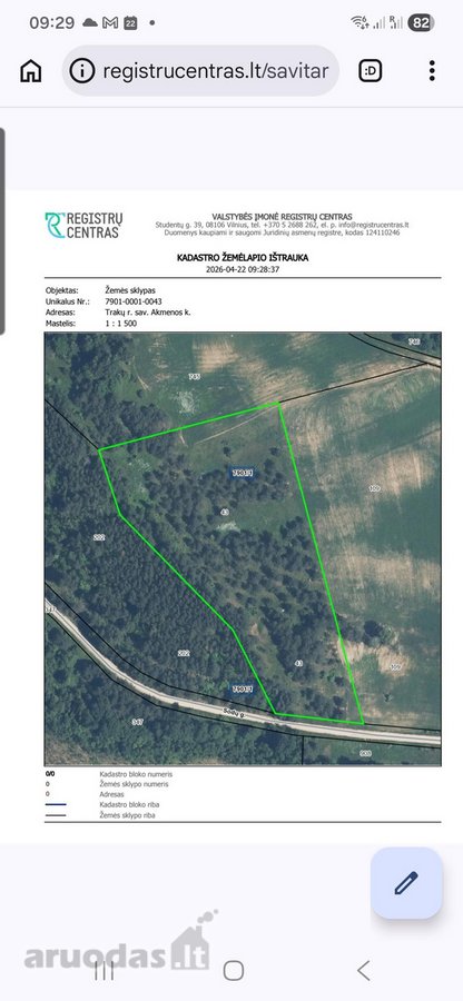 Išskirtinis 2 ha sklypas tarp pušų Trakų - nuotraukos Nr. 2