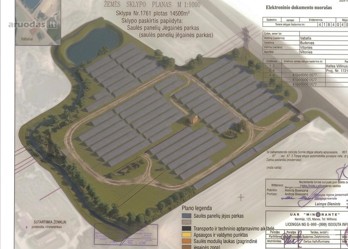 Investicinis žemės sklypas 1.42 ha šalia A2 - nuotraukos Nr. 5