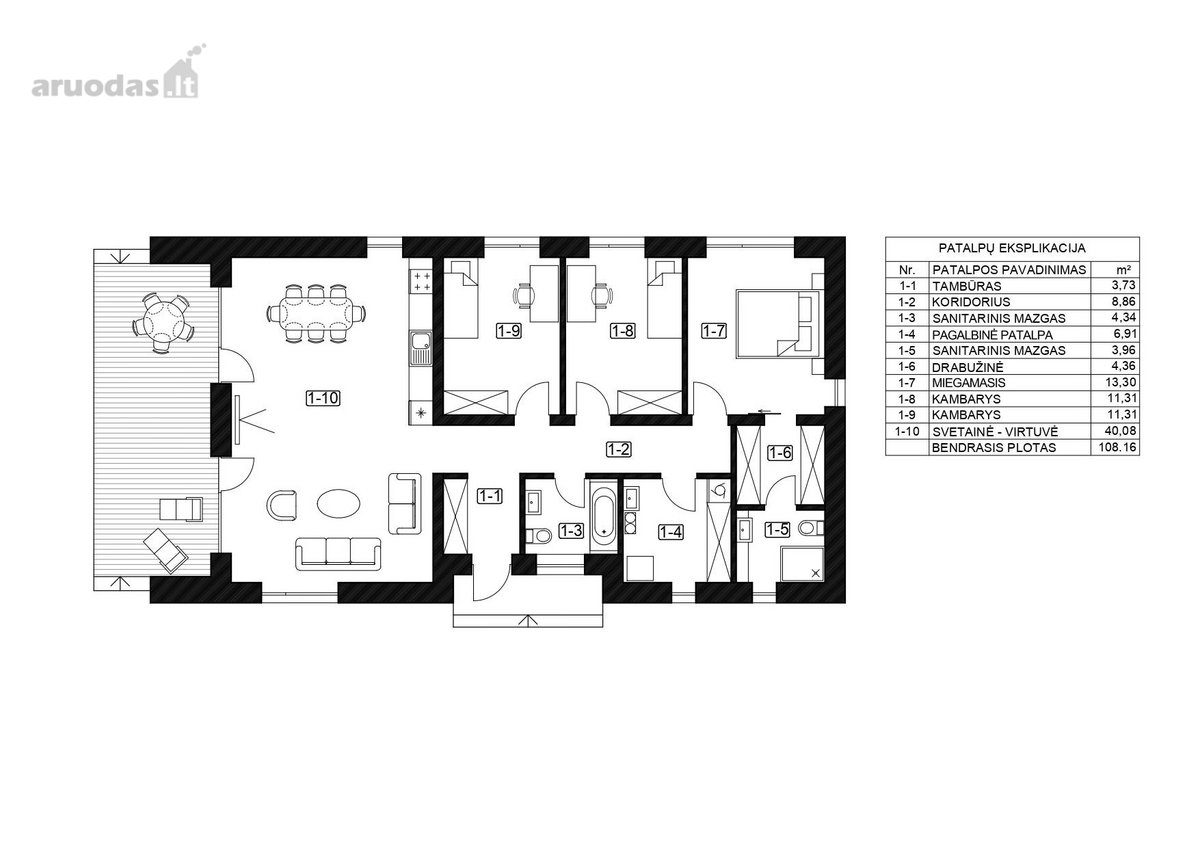 Vilniaus mieste, Vėjo g. 86 statomas vieno - nuotraukos Nr. 8