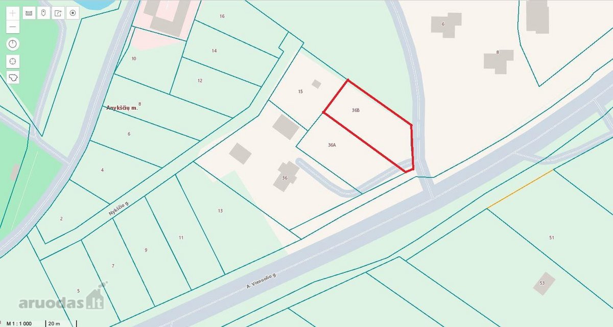 Išskirtinis 15,44 a. sklypas Anykščiuose –