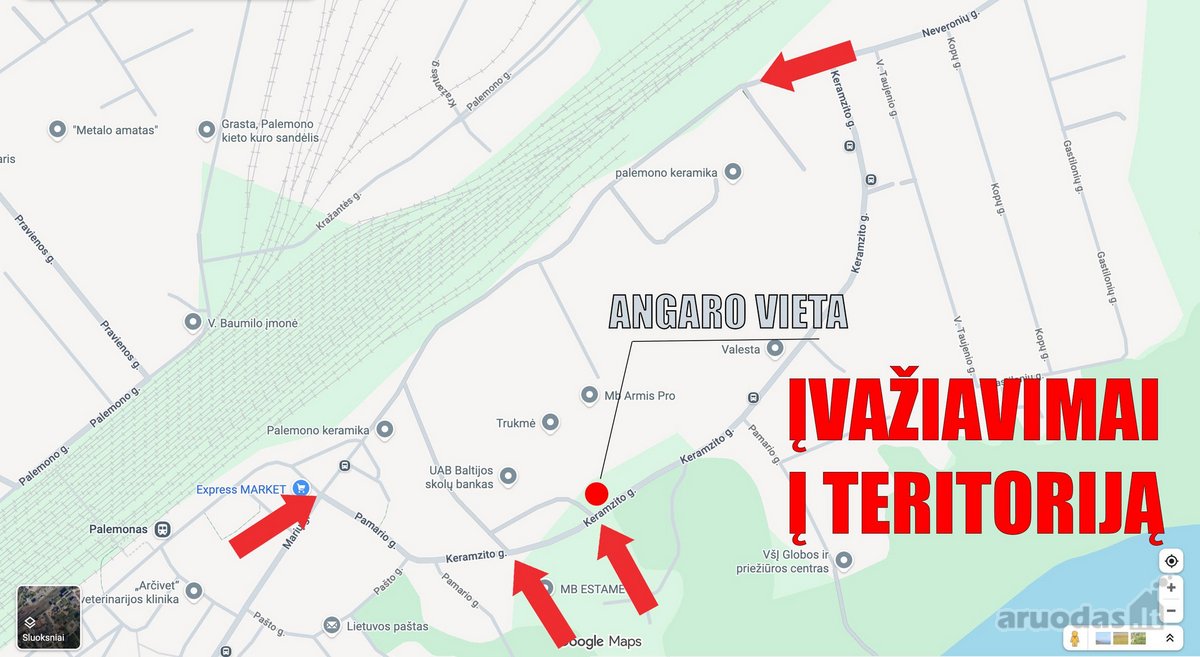 Nuomojamas erdvus tentinis angaras uždaroje - nuotraukos Nr. 14