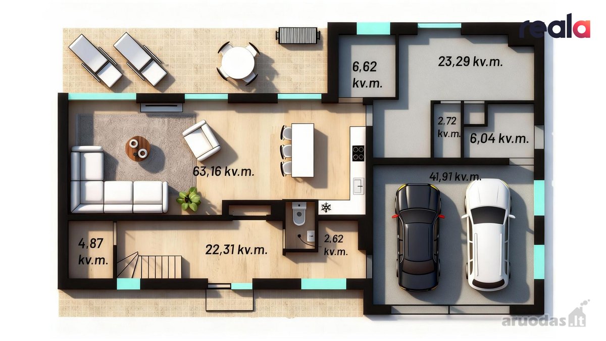 Privati šeimos rezidencija Tarandėje – erdvė - nuotraukos Nr. 33