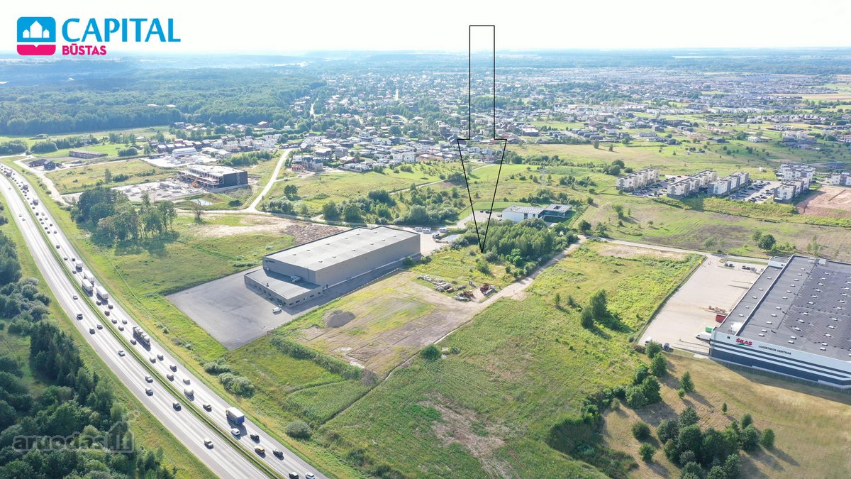 Parduodamas 0.9960 ha. žemės ūkio paskirties